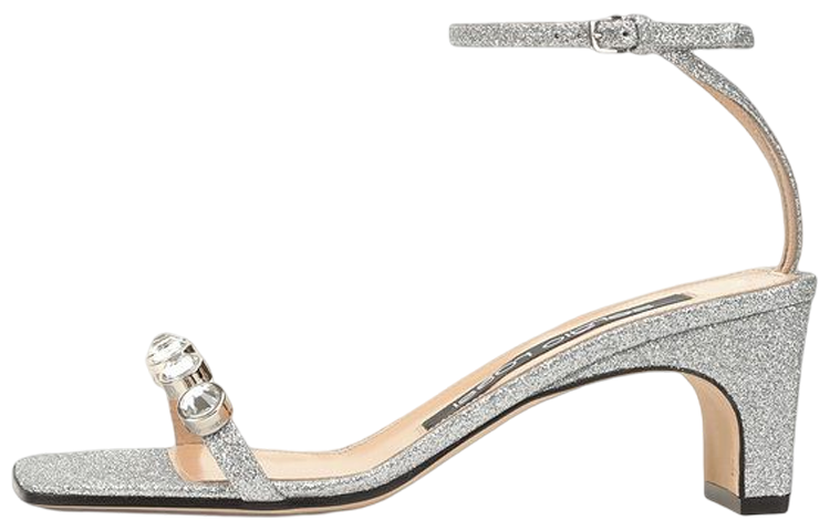 SERGIO ROSSI SERGIO ROSSI Crystal Glitter Sandals