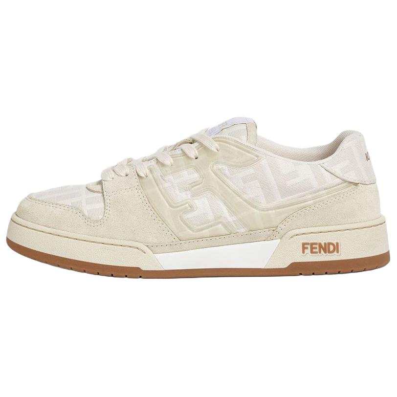 FENDI Match Low top Skateboard Shoes Men's White