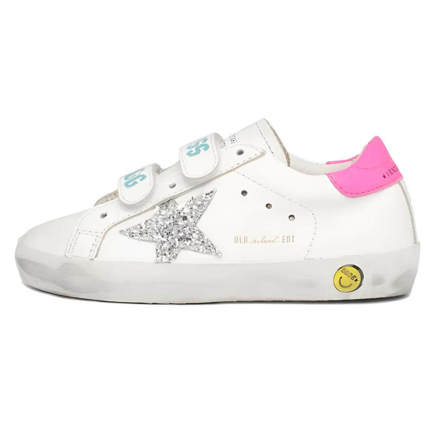 Golden Goose Old School Slip Resistant Abrasion Resistant Low top Toddler Shoes White Infant And Toddler