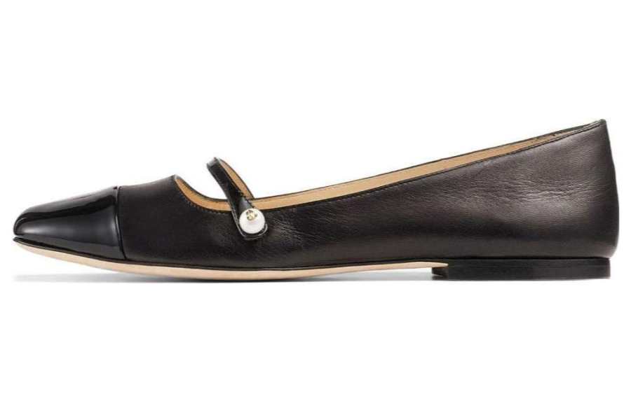 Jimmy Choo Elisa leather ballerina shoes Women's