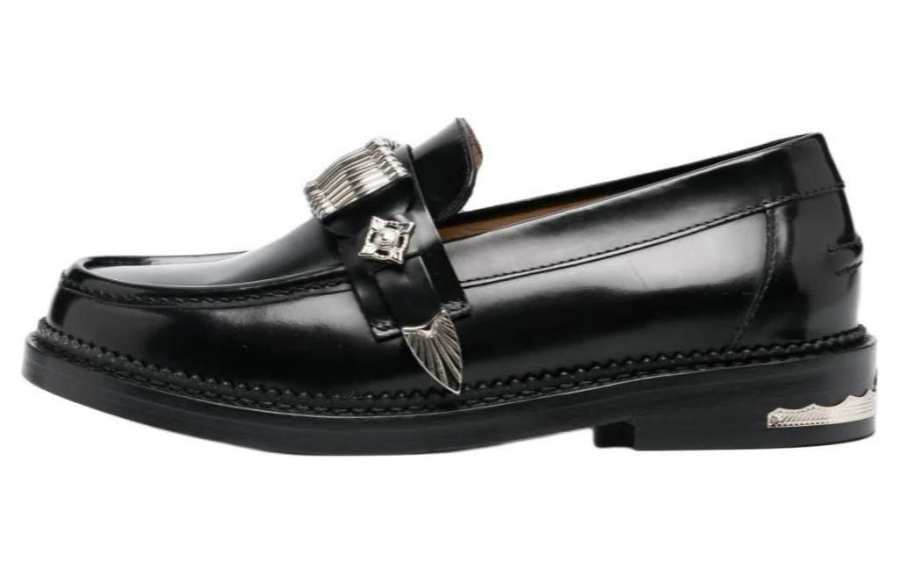 Toga Pulla Buckle-detail Leather Loafers