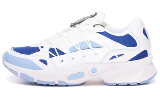 McQ Alexander McQueen Alexander McQueen Leather Comfortable Low top Sports Casual Shoes Men's White Blue