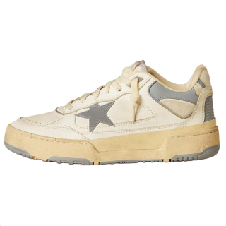 Golden Goose Forty2 Cow Leather Low top Skateboard Shoes Women's Ecru