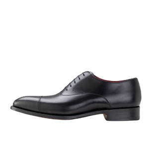 BARKER Falsgrave Top Grain Cow Leather Men's Casual Shoes Men's Black