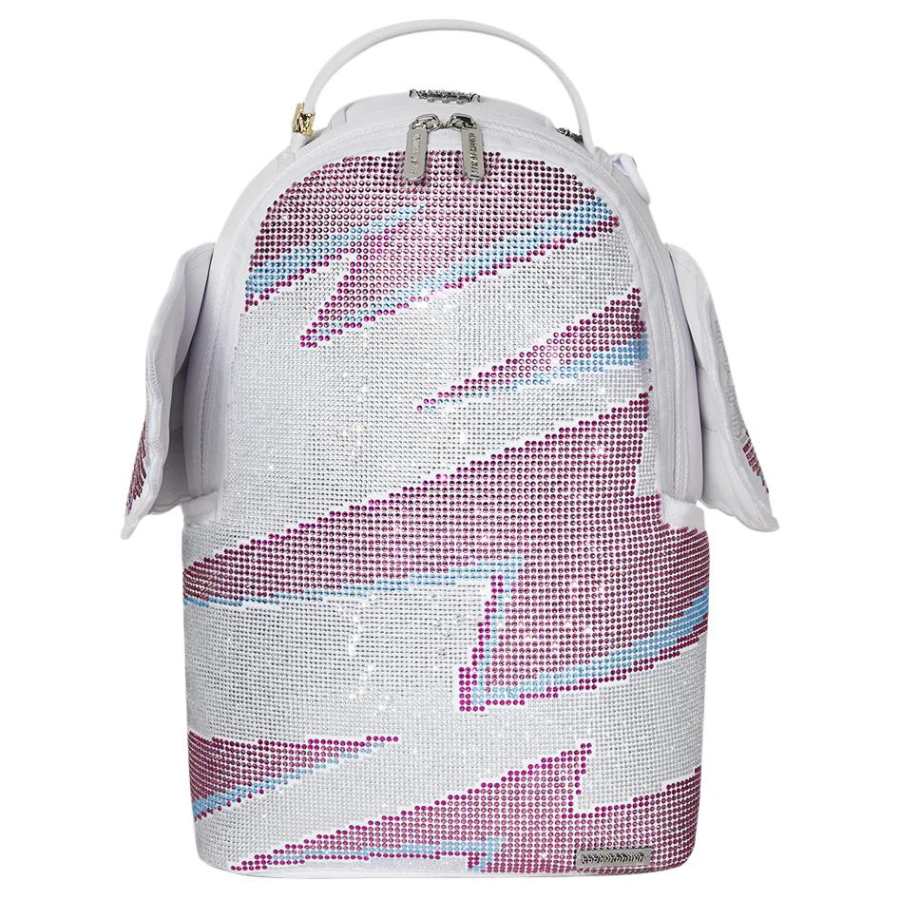 SPRAYGROUND SPRAYGROUND Polyester Backpack Mini Unisex Pink & White