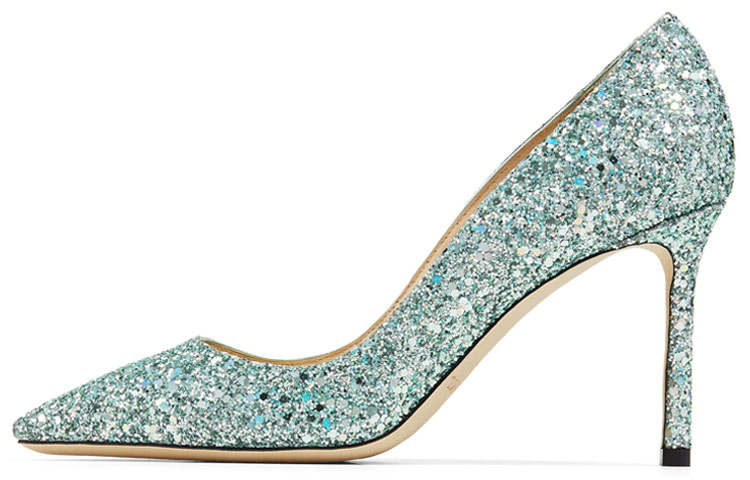 Jimmy Choo Romy 85 Slim Heel High Heels · 8.5cm Women's Green