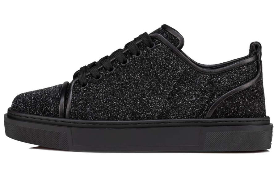 Christian Louboutin CL Adolon Low top Skateboard Shoes Men's Black