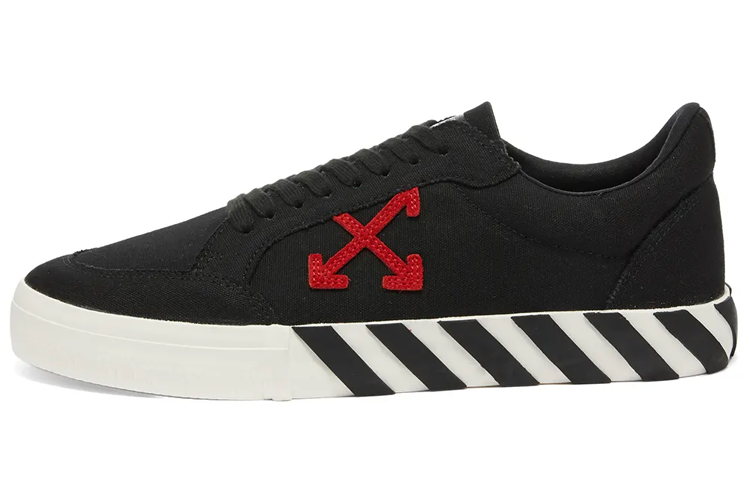 OFF-WHITE OFF WHITE Vulc Low Black Red Arrow FW20