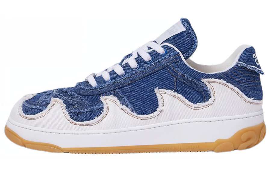 GCDS Low top Stylish Skateboarding Shoes Men's Blue