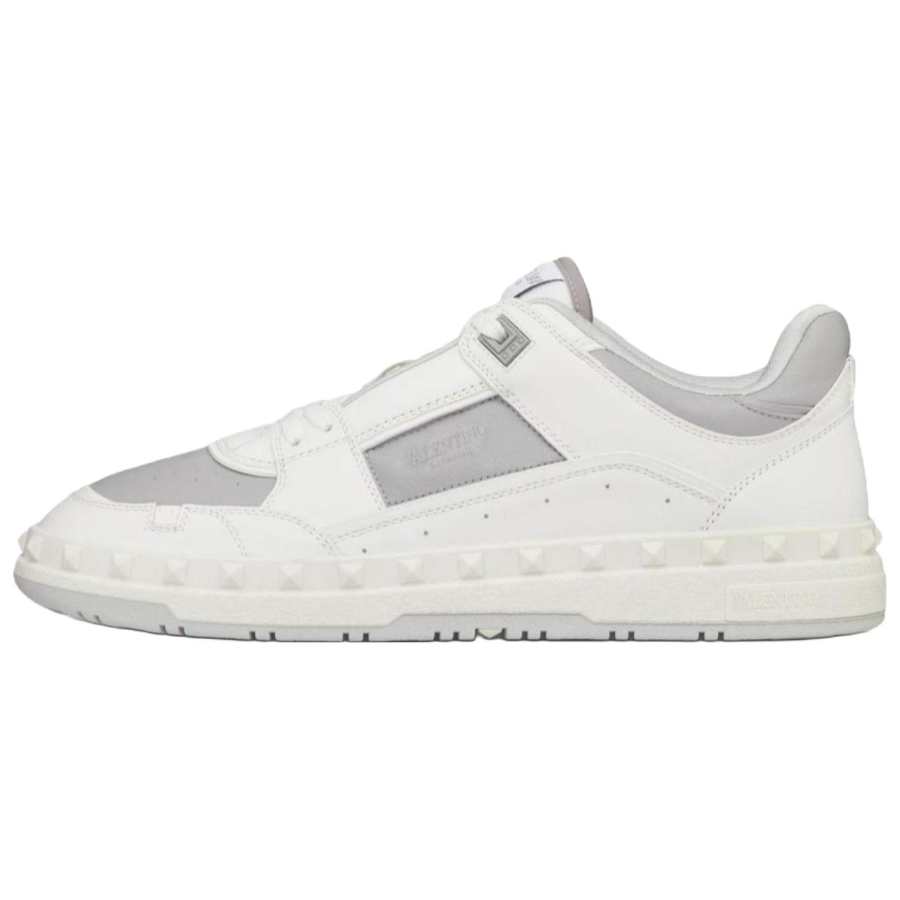 Valentino Freedots Low top Skateboard Shoes Men's Light Gray