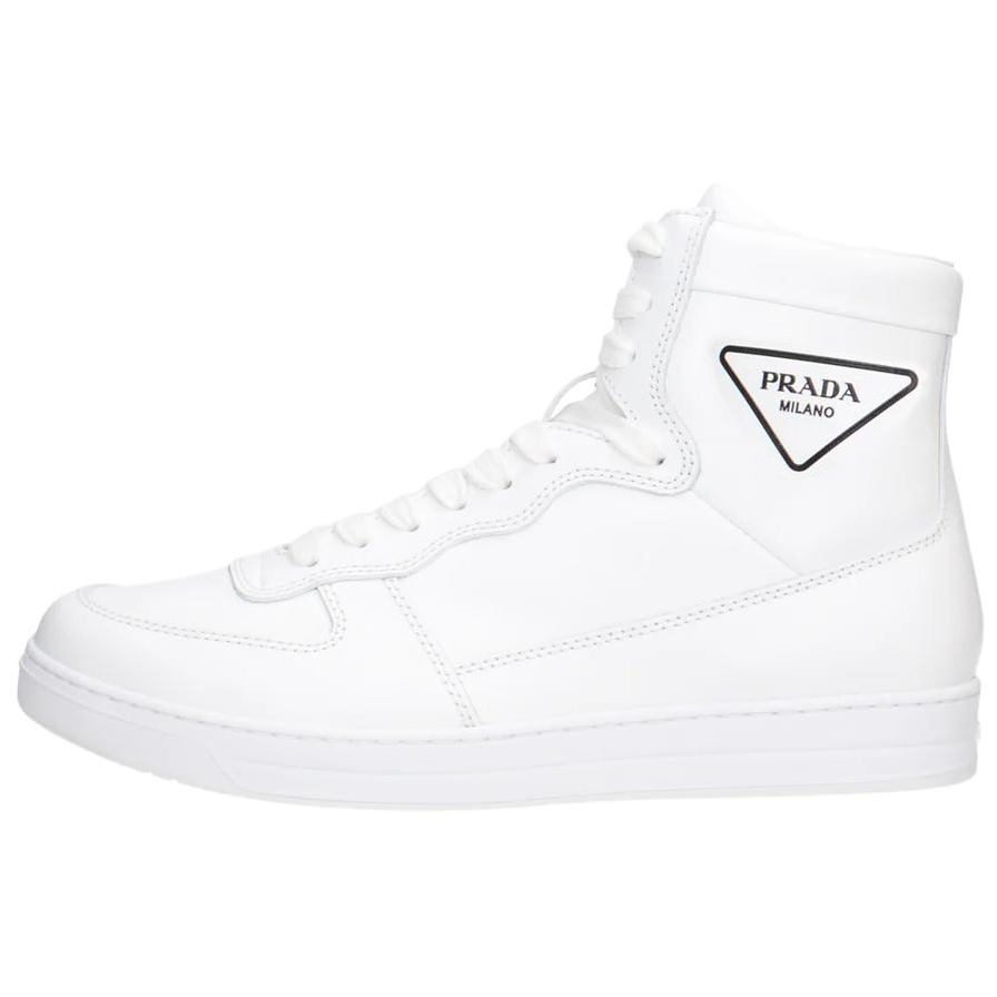 PRADA PRADA High top Skateboard Shoes Men's White