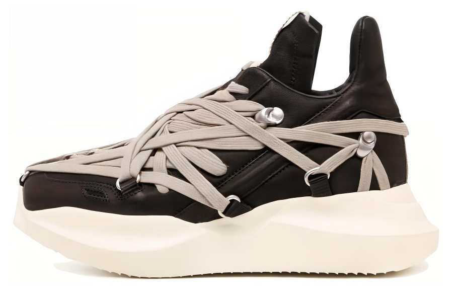 RICK OWENS RICK OWENS/RO Low top Casual Shoes 5cm Women's Black Gray