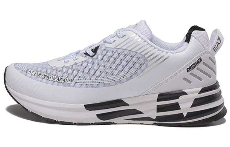 EMPORIO ARMANI EA7 Low top Sports Casual Shoes Unisex White Black