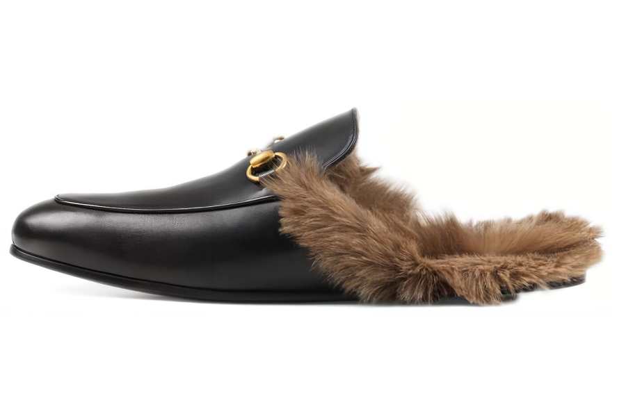 GUCCI Princetown Slipper Black 2015 ReEdition Leather