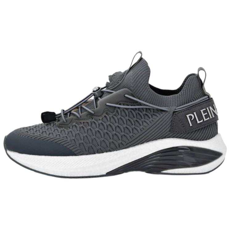 PLEIN SPORT Low top Casual Shoes Unisex Dark Gray
