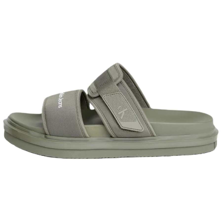 CKJ CALVIN KLEIN JEANS Slide Slippers Men's Green