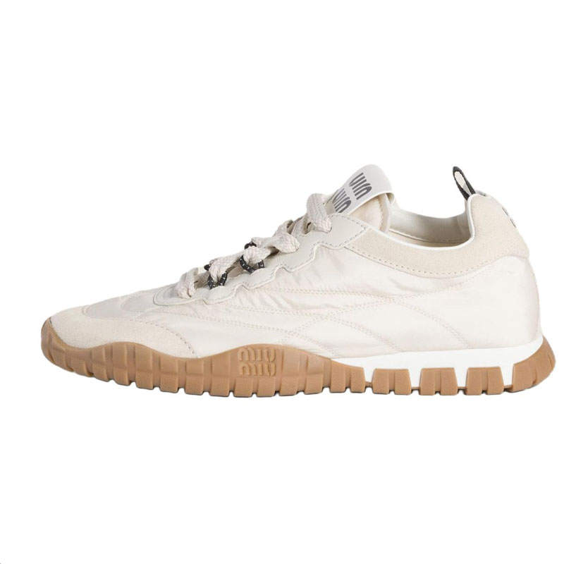 MIU MIU Tyre Low top Casual Shoes Women's Ivory