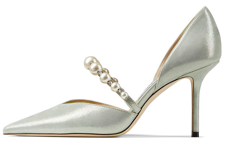 Jimmy Choo Slim Heel High Heels 8.5cm Women's Champagne