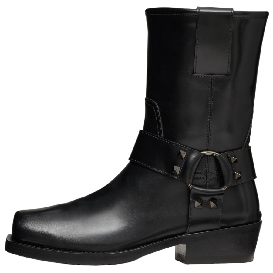 Valentino Garavani Rockstud Square Toe Boots Women's