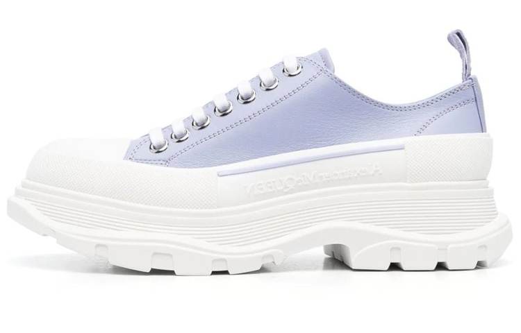 Alexander McQueen Tread Slick Low top Platform Shoes Women's Light Purple