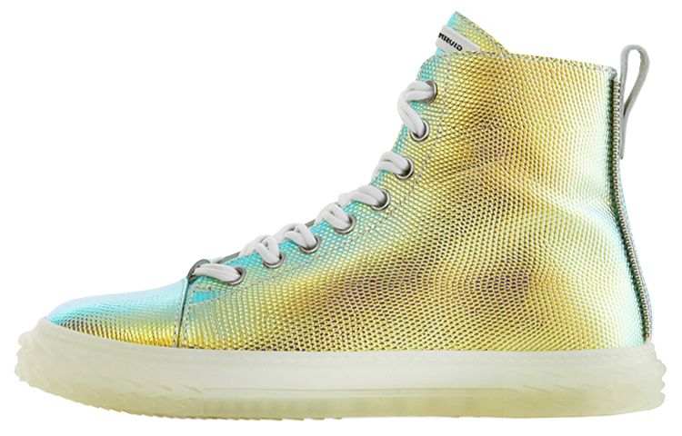 Giuseppe Zanotti giuseppe zanotti Blabber Shimmering Lizard-effect Sneakers