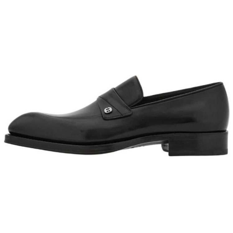 Ferragamo FERRAGAMO Tramezza Almond-toe Leather Loafers