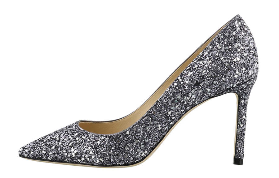 Jimmy Choo Romy Slim Heel High Heels 8.5cm Women's Silver