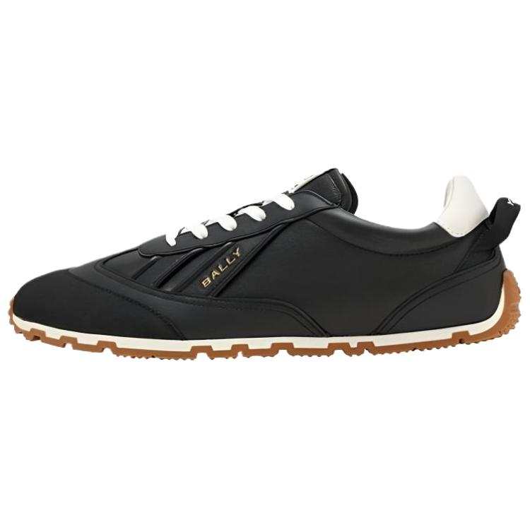 BALLY Calfskin Low top Casual Shoes Men's Black