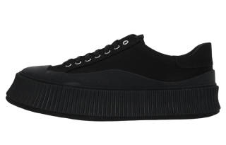 JIL SANDER Vulcanised-sole Low-top Sneakers