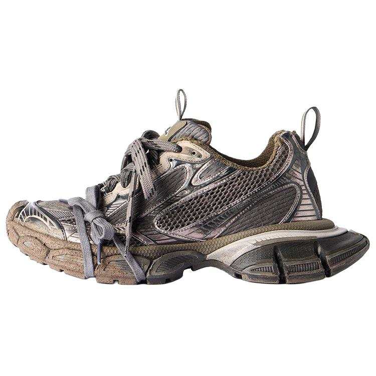 Balenciaga 3XL Sneaker Worn Out Sneakers 'Brown Mesh And Polyurethane'