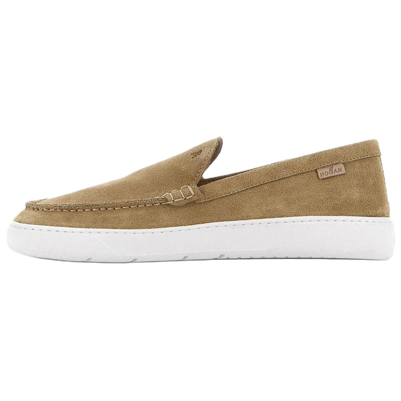 HOGAN Almond-toe Suede Loafers