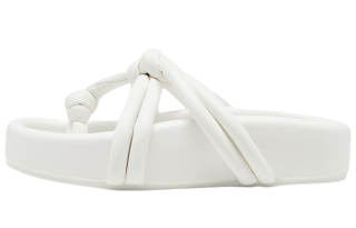 MM6 Maison Margiela Comfortable Flip Flops Women's White