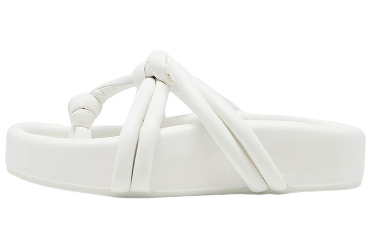 MM6 Maison Margiela Comfortable Flip Flops Women's White