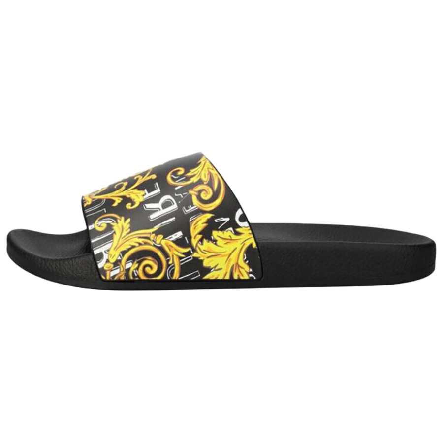 VERSACE JEANS COUTURE Slide Slippers Men's Black