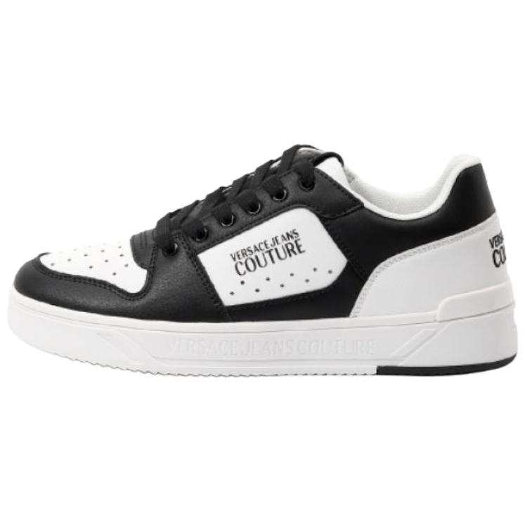 VERSACE JEANS COUTURE Logo Starlight Low top Skateboard Shoes Men's Black