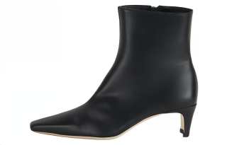 Staud Leather Ankle Boots Women's Black