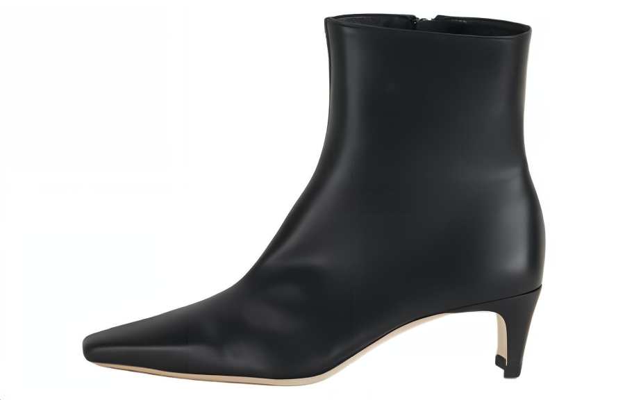Staud Leather Ankle Boots Women's Black
