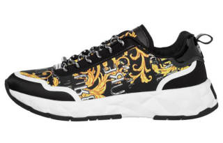 VERSACE JEANS COUTURE Low top Sports Casual Shoes Men's Black