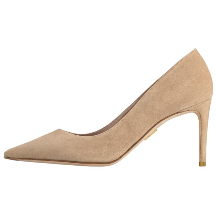 LOUIS VUITTON GALA Slim Heel High Heels 8cm Women's Beige