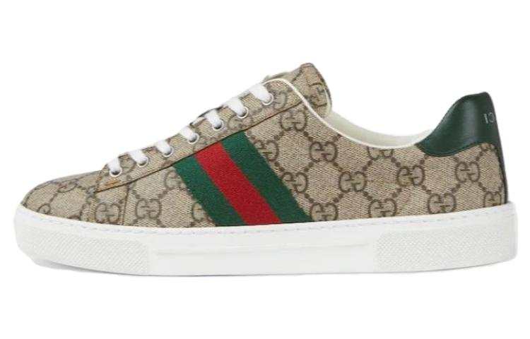 Gucci Wmns Ace 'GG Crystal Canvas - Beige' Women's