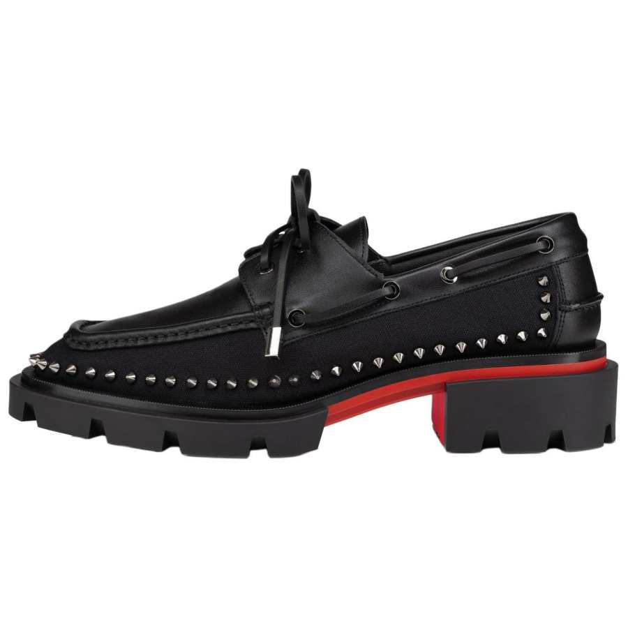 Christian Louboutin CL Steckel Boat Shoes Men's Black