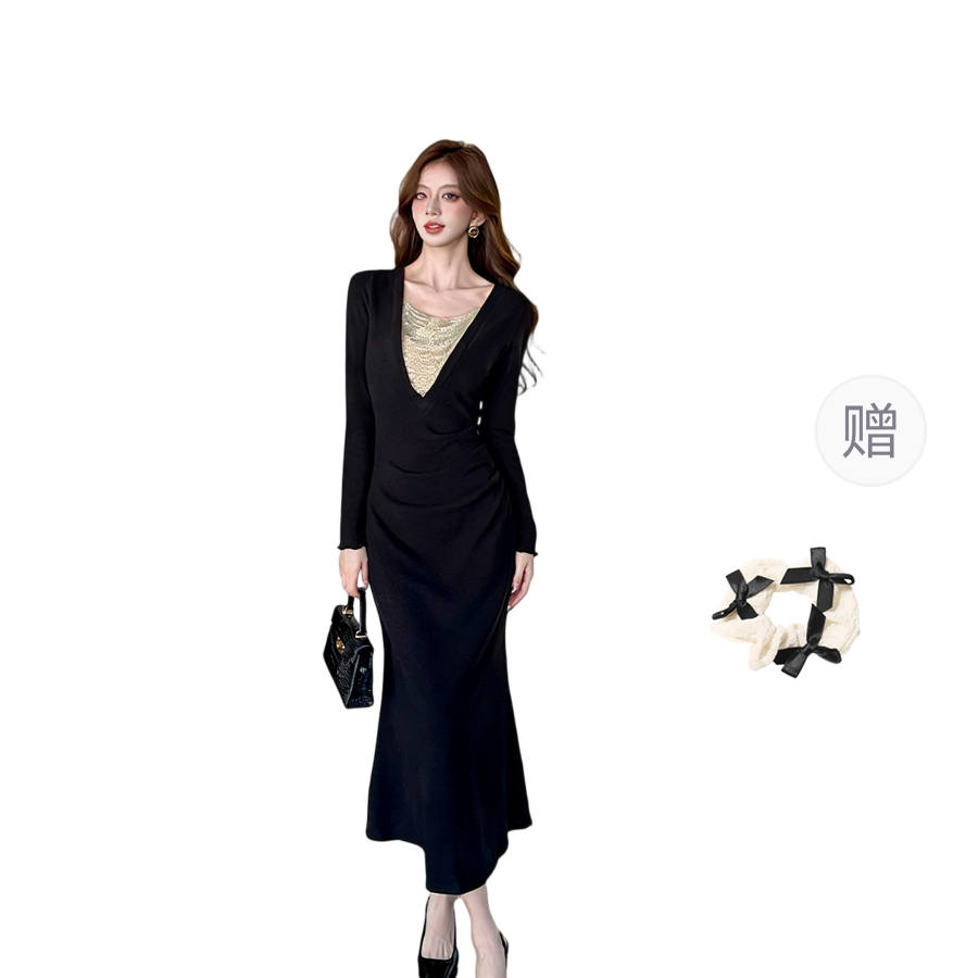 CPAURA Long Sleeved Dress Women's