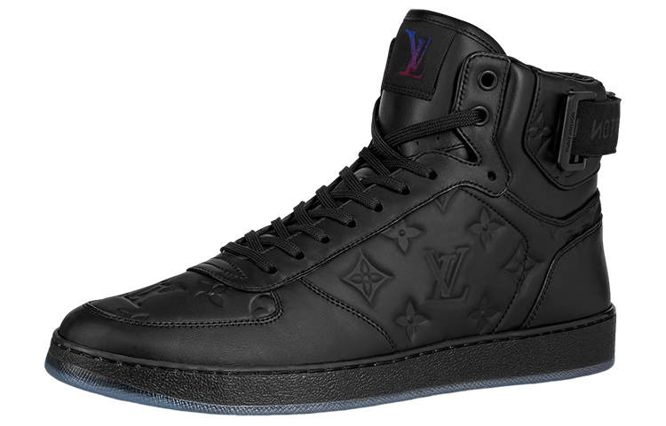 LOUIS VUITTON LOUIS VUITTON Rivoli Ankle Sneakers 'Black Monogram'