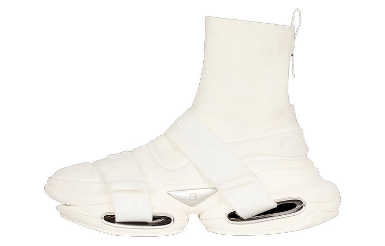 BALMAIN B Bold High top Sports Lifestyle Casual Shoes Men's White