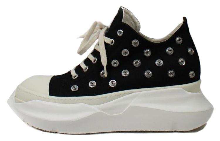 Rick Owens DRKSHDW Abstract Low Sneak Studded Black Milk
