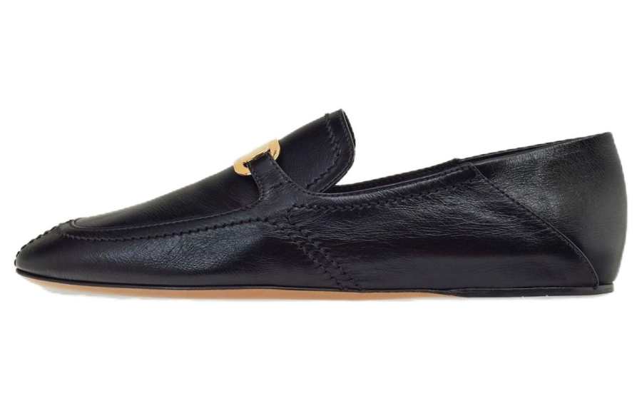 Ferragamo FERRAGAMO Logo-plaque Leather Loafers