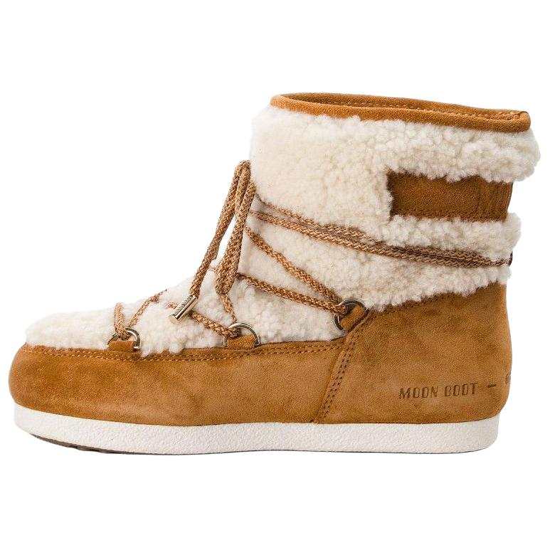 Moon Boot Moon Boot Far Side Low Shearl Short Snow Boots Women's Brown
