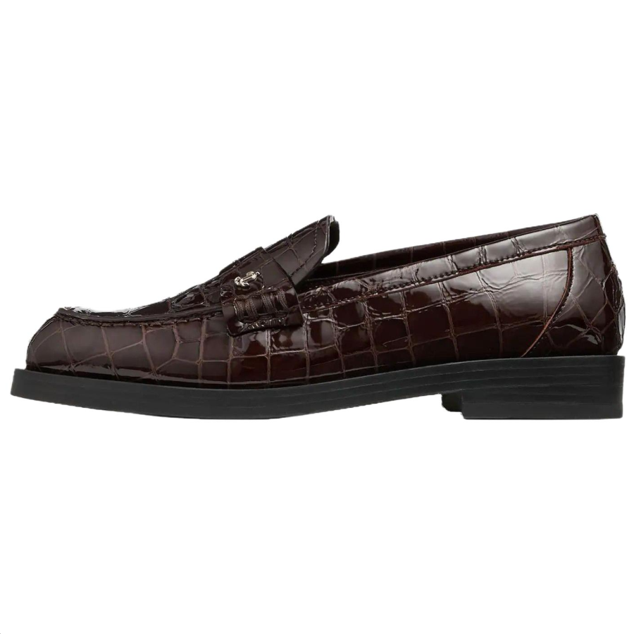 Jimmy Choo Ivy Cow Leather Loafers Women's Taupe