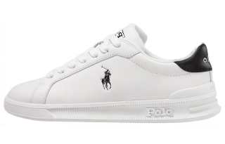 Polo Ralph Lauren Leather Low top Stylish Skateboarding Shoes Men's White