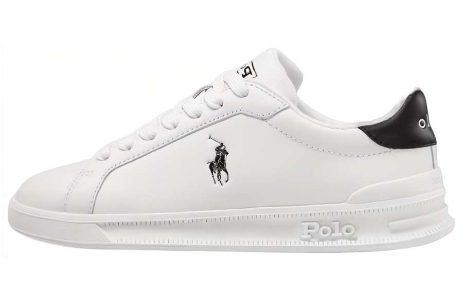 Polo Ralph Lauren Leather Low top Stylish Skateboarding Shoes Men's White